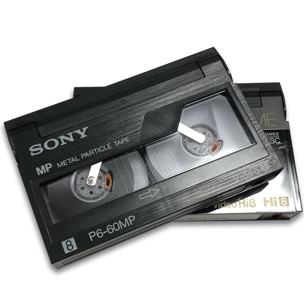 8ミリビデオテープ見本